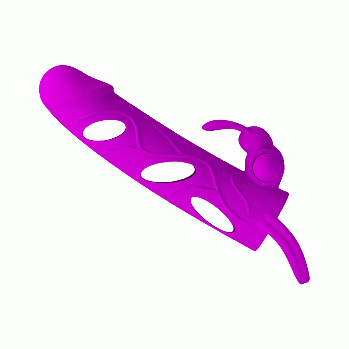 НАСАДКА С ВИБРАЦИЕЙ цвет фиолетовая L140 mm D 30 mm