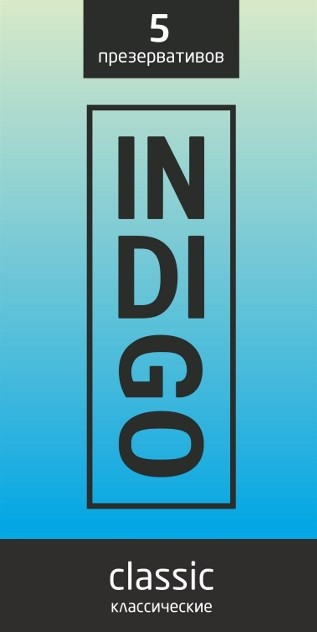 ПРЕЗЕРВАТИВЫ INDIGO CLASSIC № 5 (КЛАССИЧЕСКИЕ), 5 штук